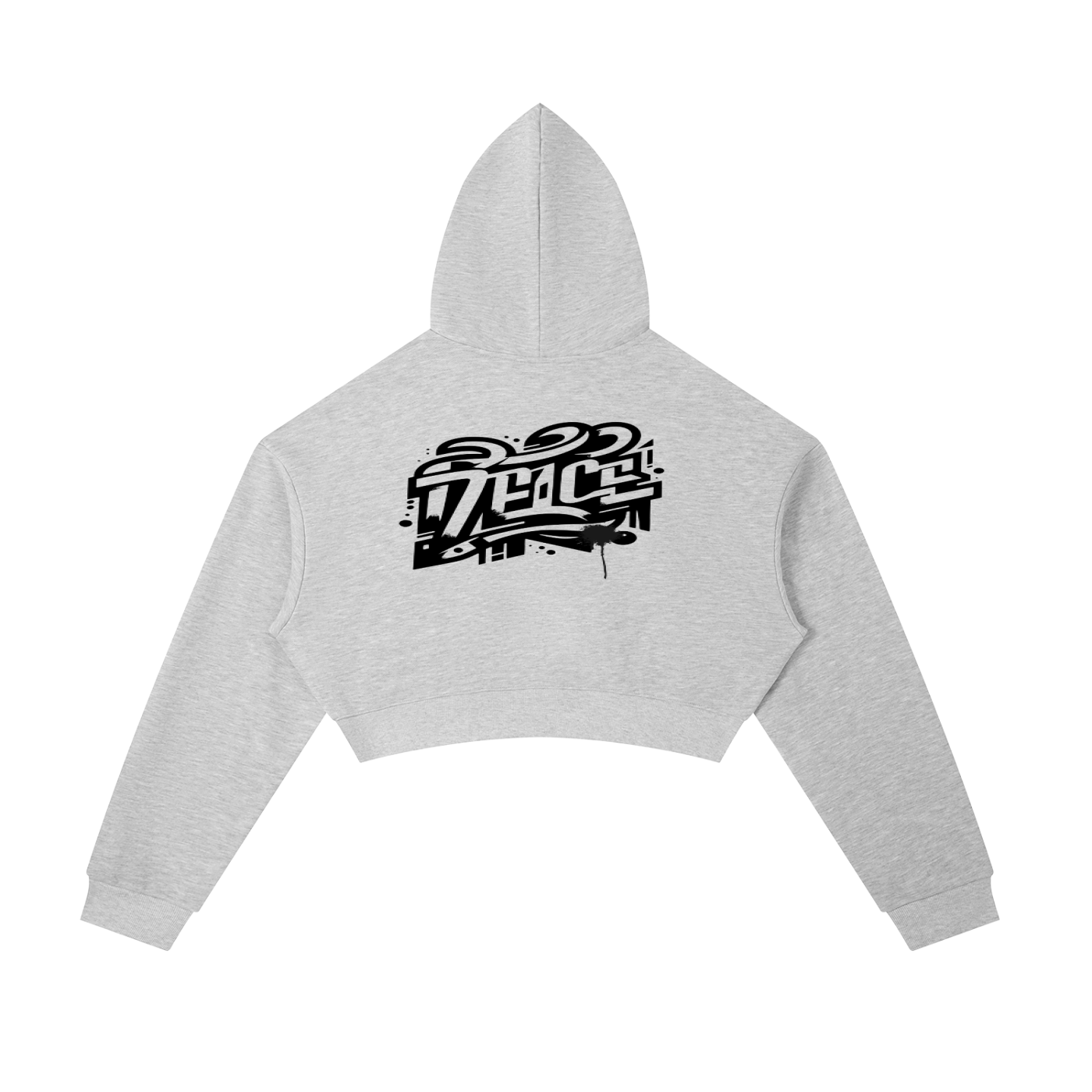 Essential Cropped Zip-Up Hoodie