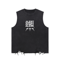 Snow Washed Raw-Hem Tank Top
