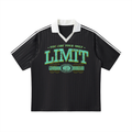 Contrast Collar Striped Soccer Jersey
