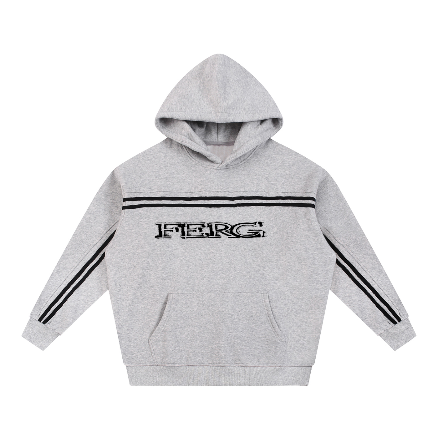Sun Fade Contrast Tape Fleece Hoodie