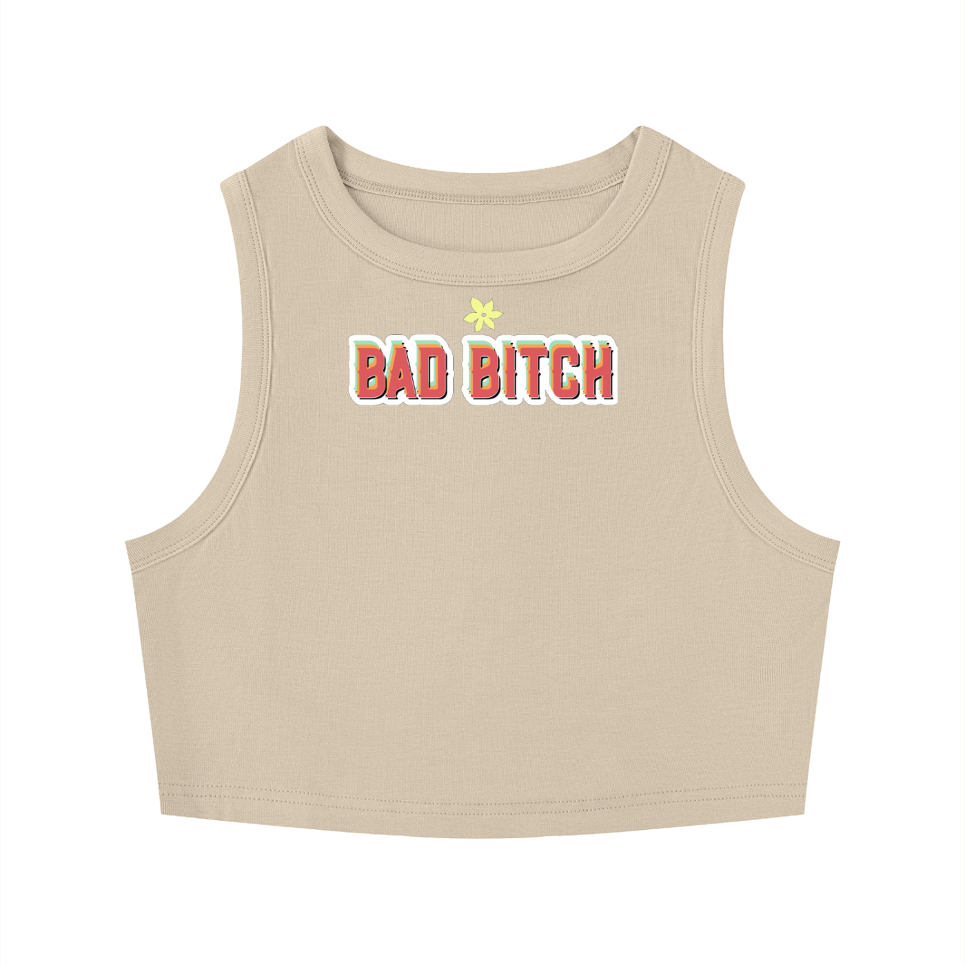 Women's Tight Crewneck Crop Tank Top