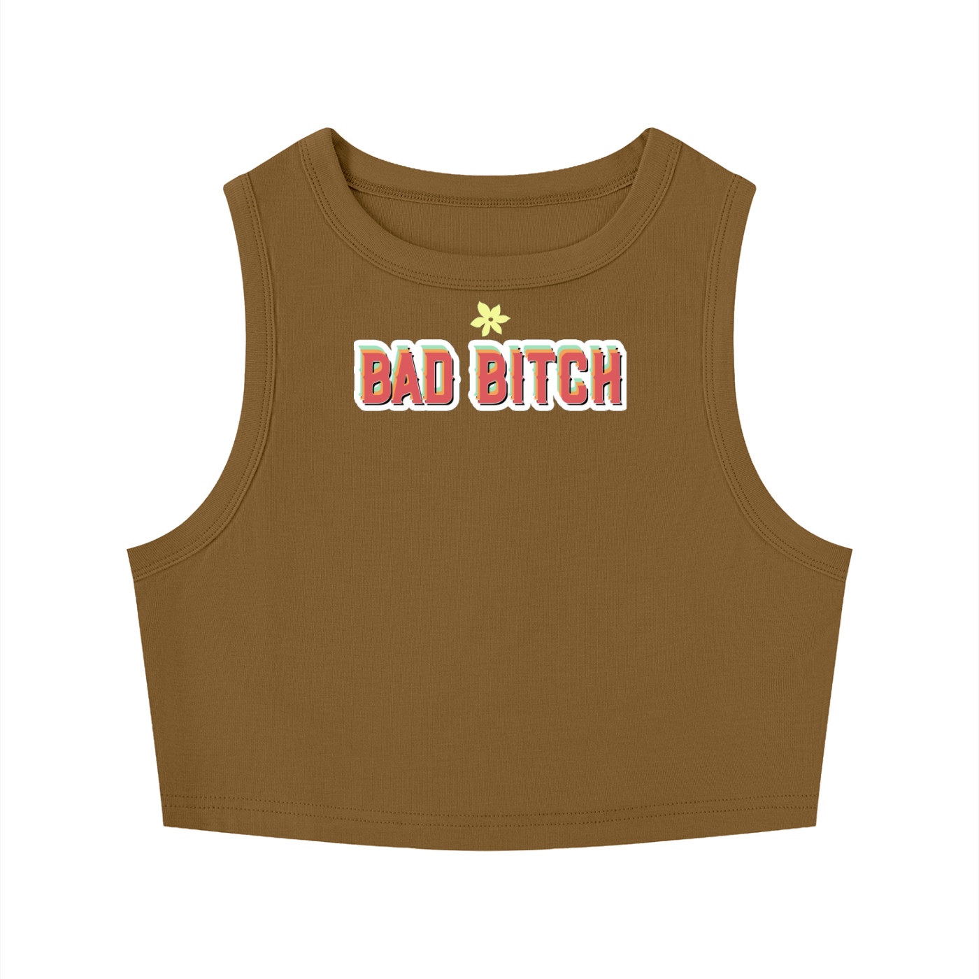 Women's Tight Crewneck Crop Tank Top