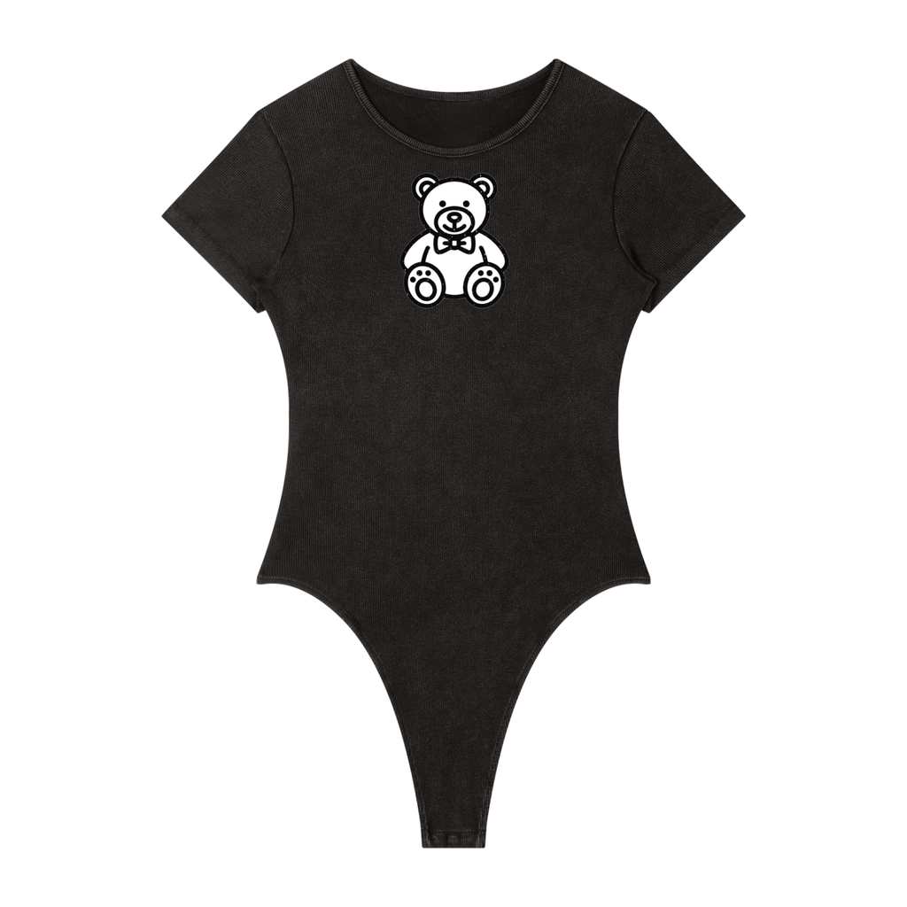 Women's Mineral Wash Crewneck Bodysuit