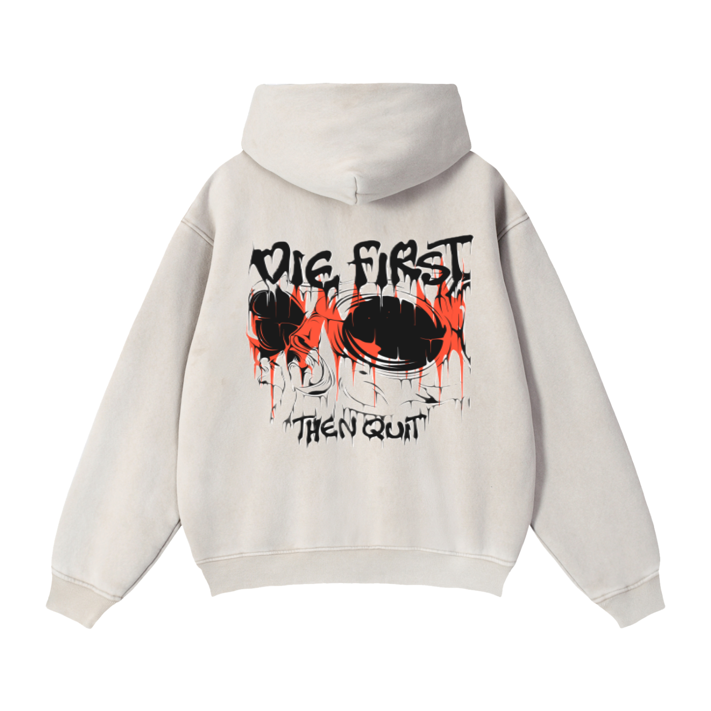 Zip-Through Boxy Fleece Hoodie